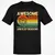 Awesome Dads Explore Dungeons Classic Unisex T-Shirt - Black - 1