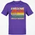 Awesome Dads Explore Dungeons Classic Unisex T-Shirt - Purple - 9