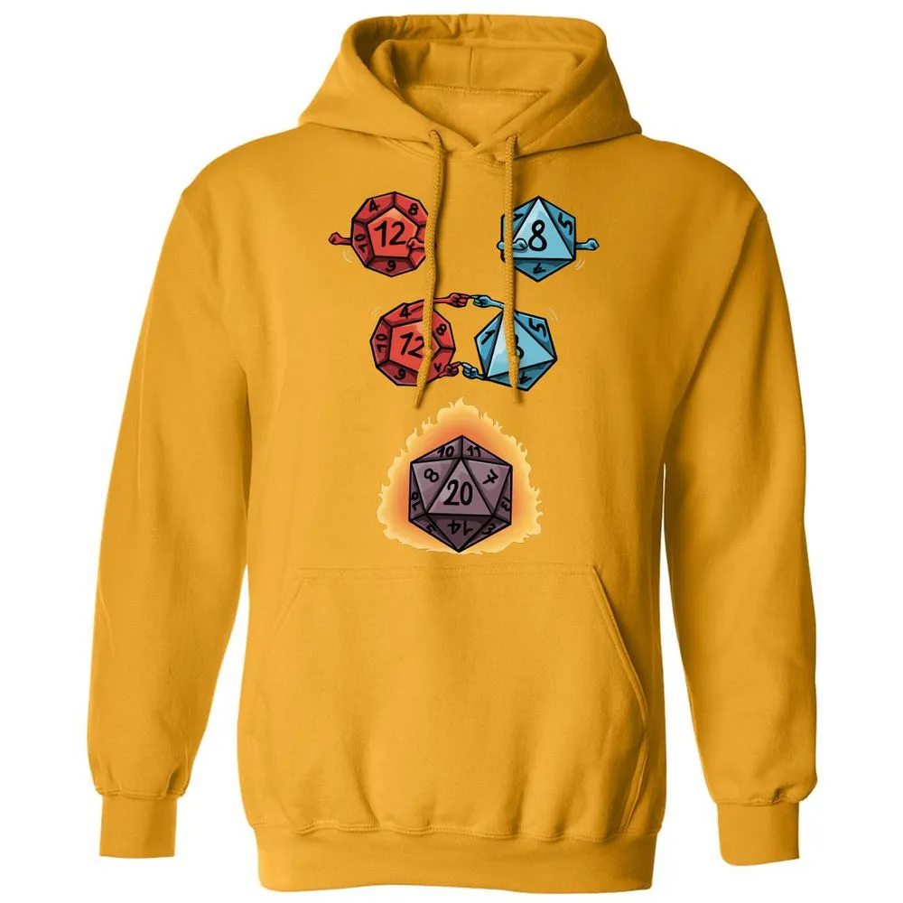 Dice Fusion Classic Unisex Hoodie - Gold - 12