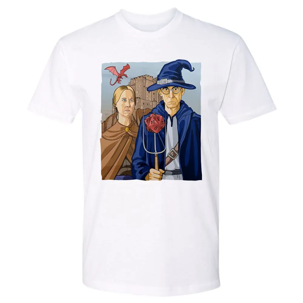 DnD Gothic Premium Unisex T-Shirt - White - 4