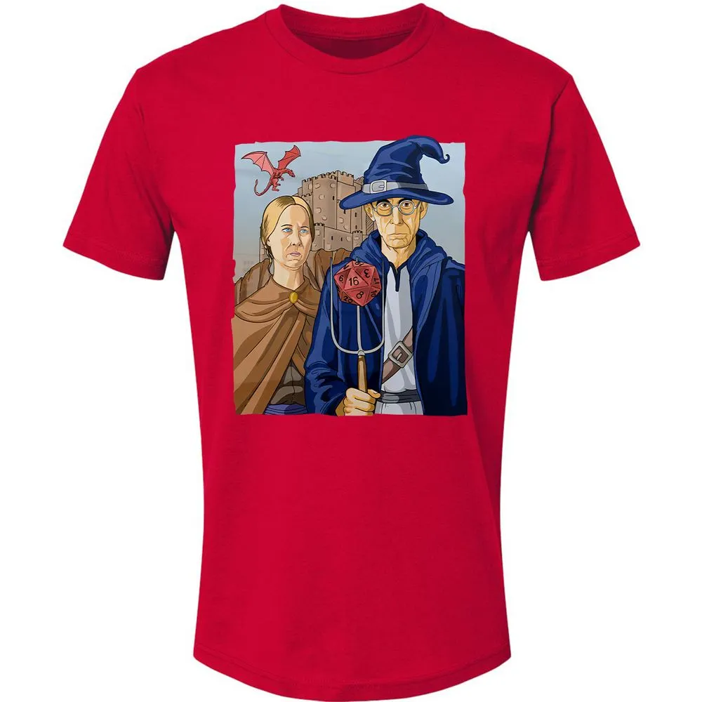 DnD Gothic Premium Unisex T-Shirt - Red - 6