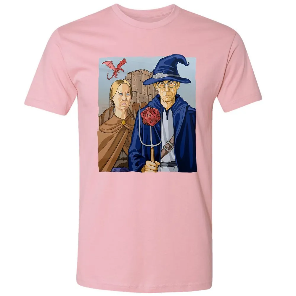DnD Gothic Premium Unisex T-Shirt - Light Pink - 3