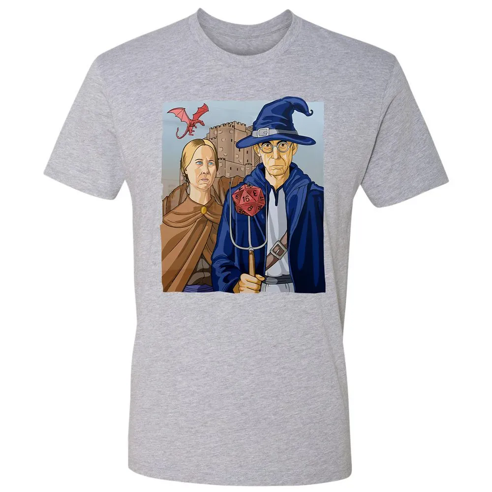 DnD Gothic Premium Unisex T-Shirt - Heather Grey - 9