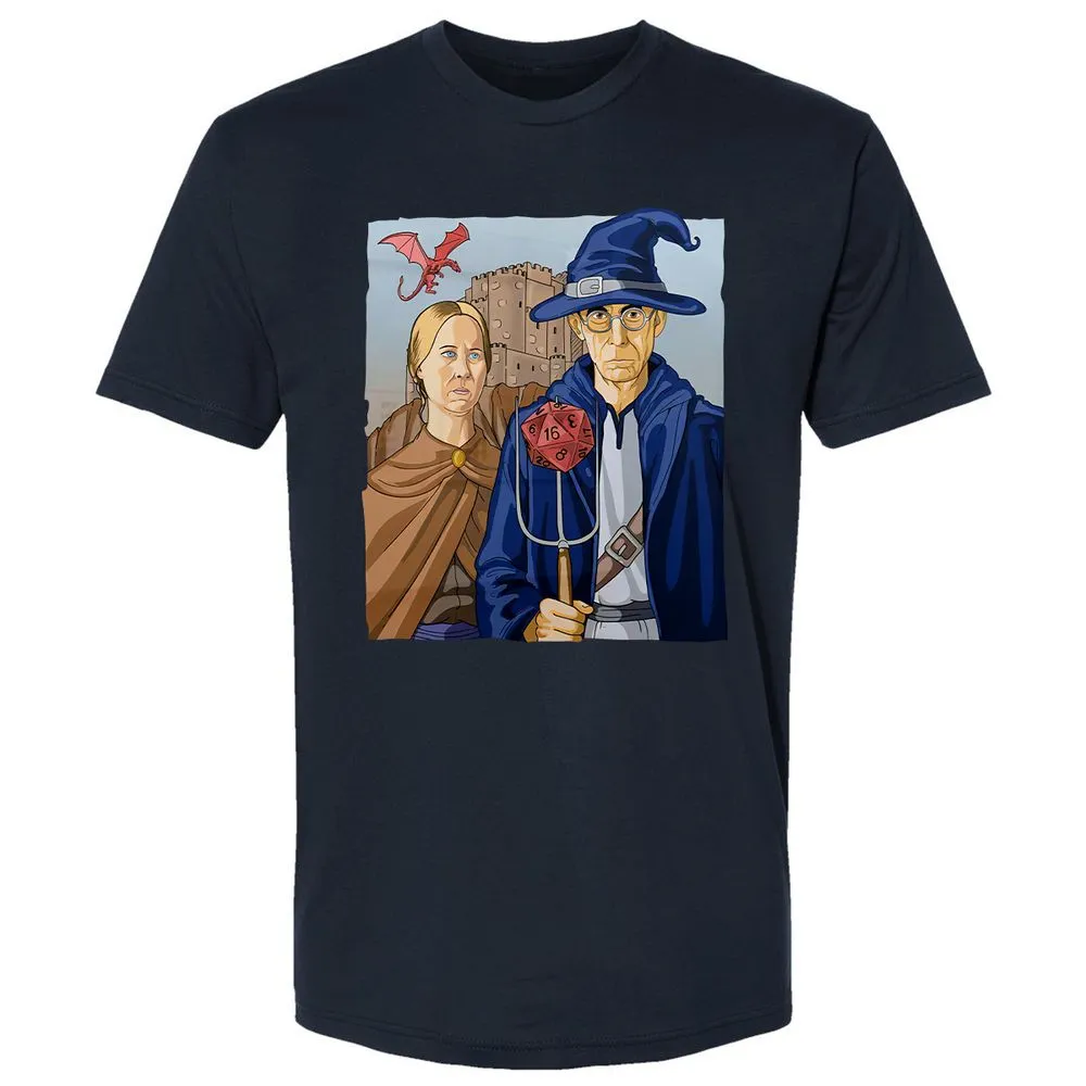 DnD Gothic Premium Unisex T-Shirt - Midnight Navy - 2