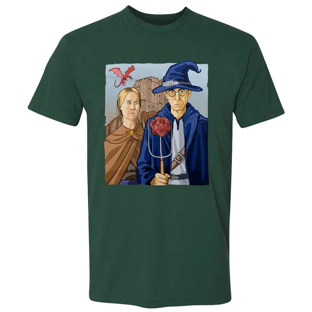 DnD Gothic Premium Unisex T-Shirt - Forest Green - 13