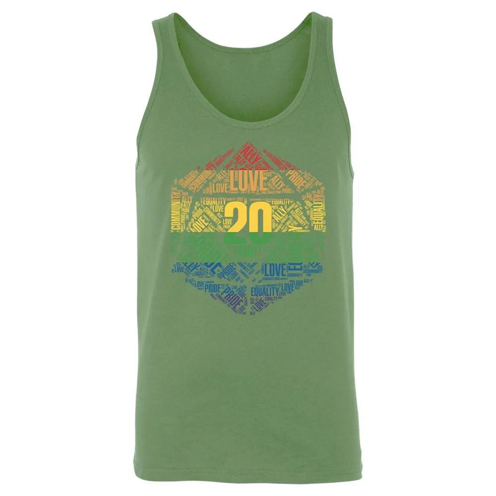D20 Pride Unisex Jersey Tank - Leaf - 10