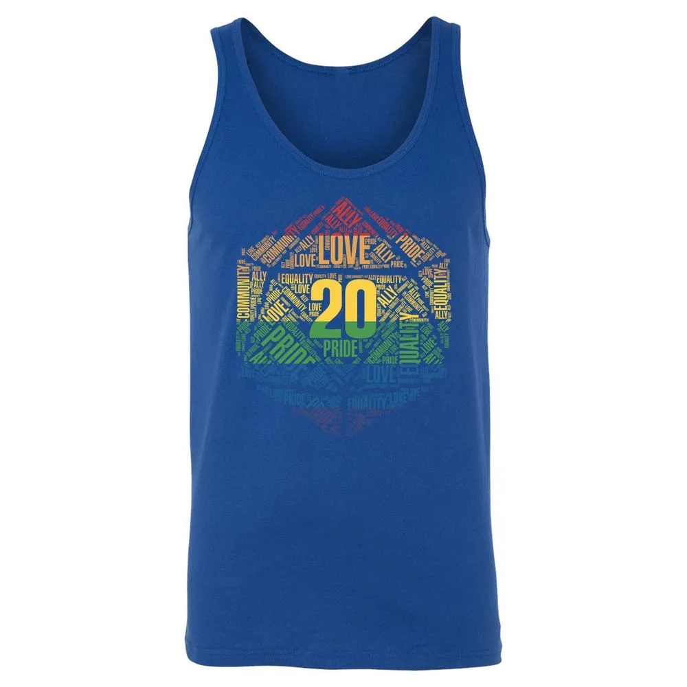 D20 Pride Unisex Jersey Tank - True Royal - 13