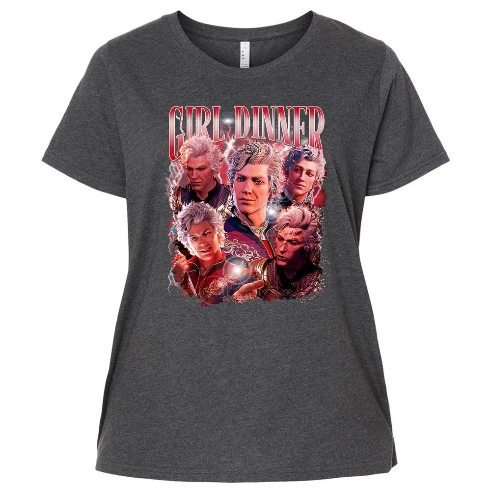 Astarion Girl Dinner Ladies Curvy Jersey - Vintage Smoke - 4