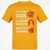 Awesome Dad Fathers Day Classic Unisex T-Shirt - Gold - 4