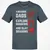 Awesome Dad Fathers Day Classic Unisex T-Shirt - Charcoal - 3