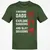 Awesome Dad Fathers Day Classic Unisex T-Shirt - Military Green - 6