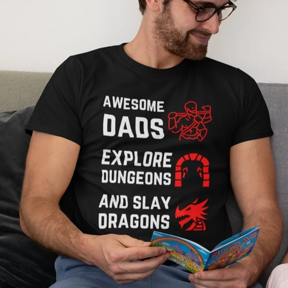 Awesome Dad Fathers Day Classic Unisex T-Shirt - 1