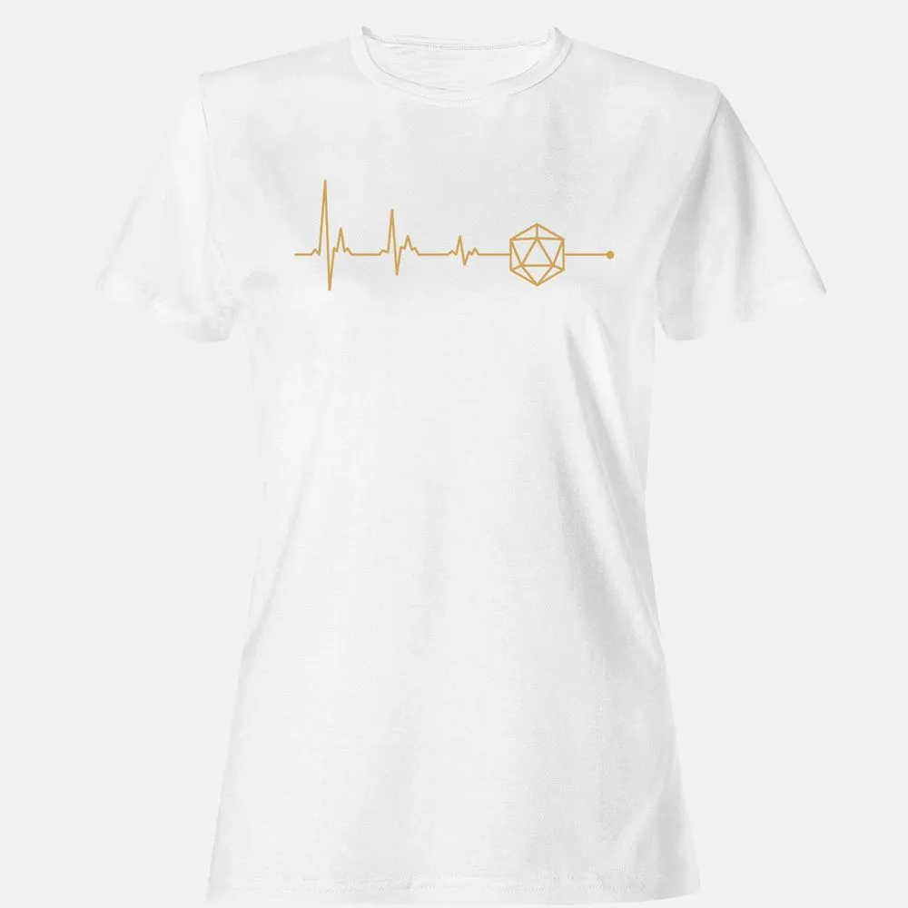 D20 Dice Is My Life Women's T-Shirt - White - 16