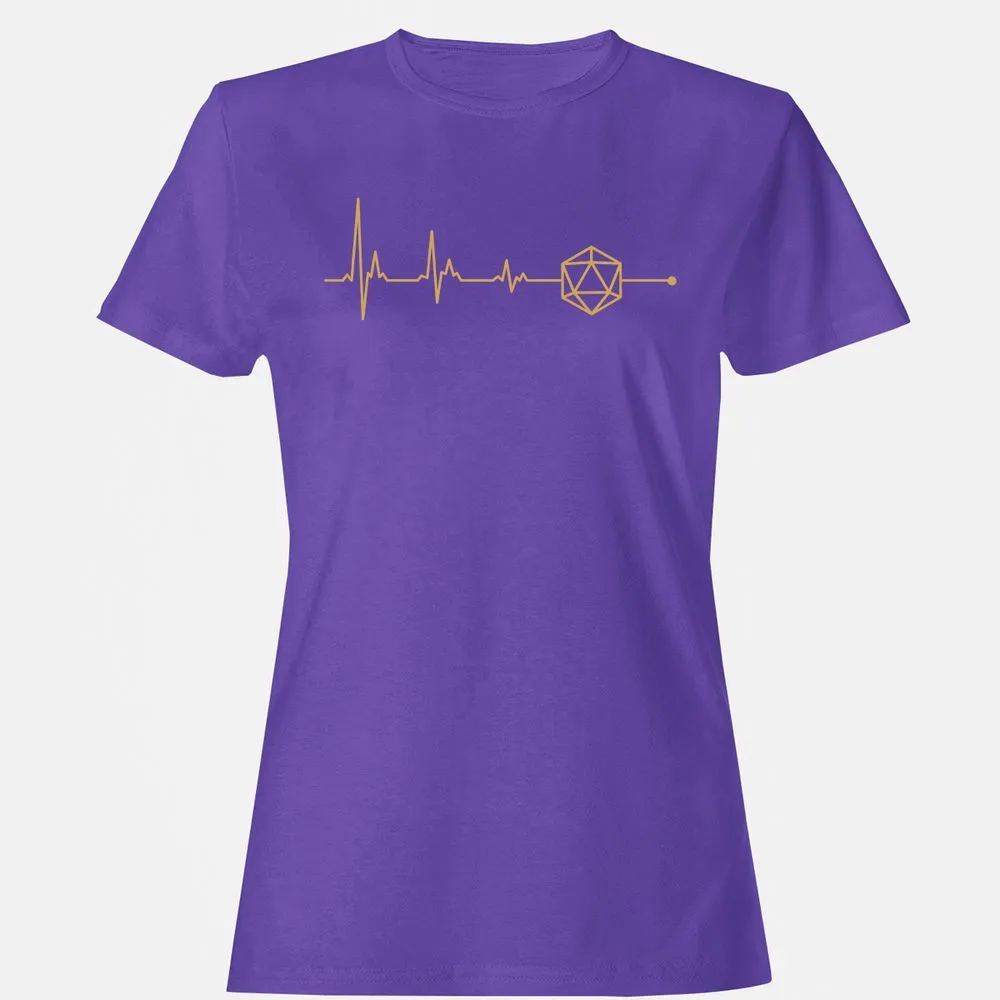D20 Dice Is My Life Women's T-Shirt - Purple - 12