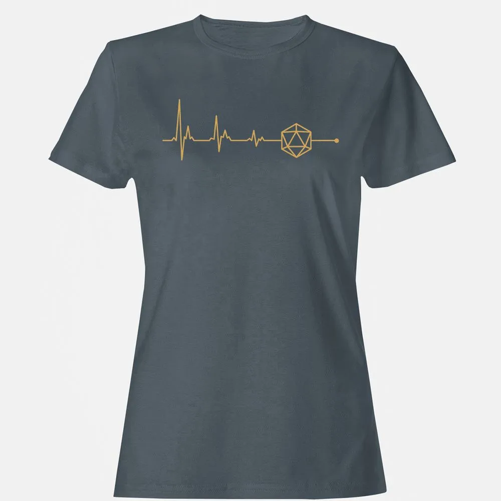 D20 Dice Is My Life Women's T-Shirt - Charcoal - 3