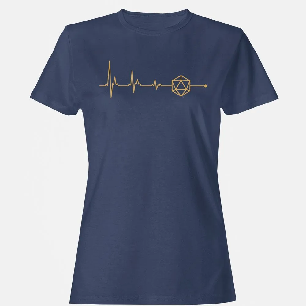 D20 Dice Is My Life Women's T-Shirt - Navy - 10