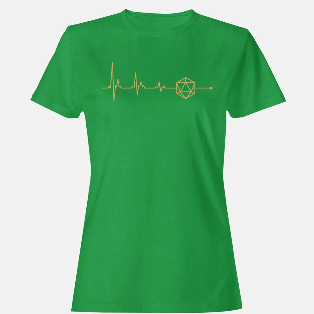 D20 Dice Is My Life Women's T-Shirt - Irish Green - 7