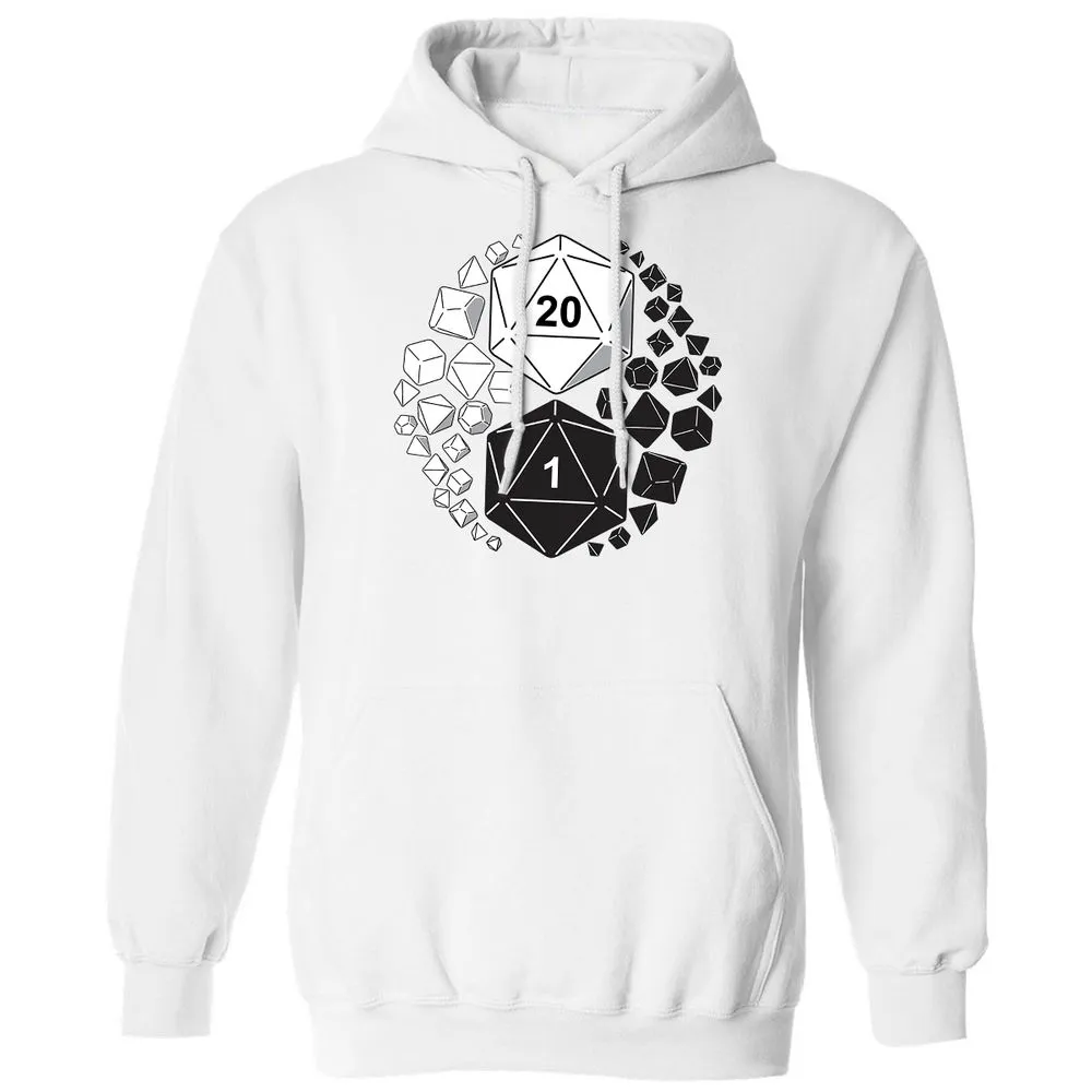 Gaming Yin Yang Classic Unisex Hoodie - White - 11