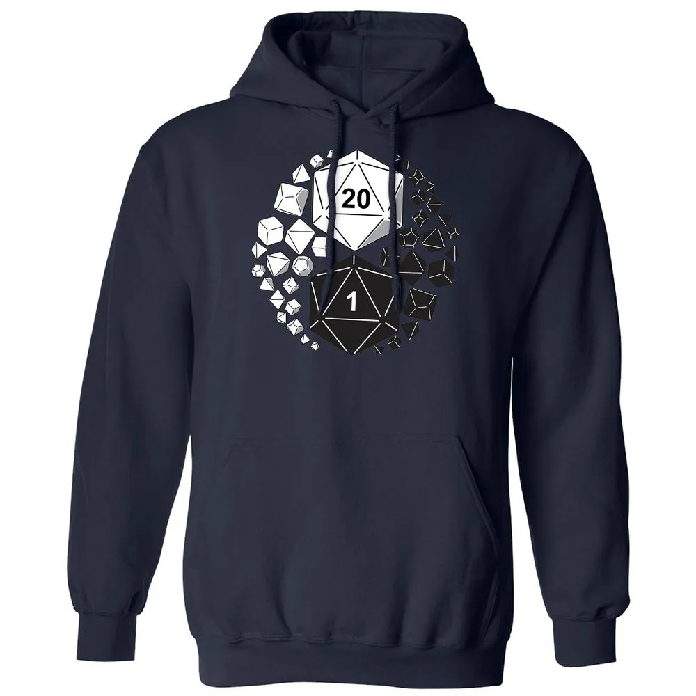 Gaming Yin Yang Classic Unisex Hoodie - Navy - 2