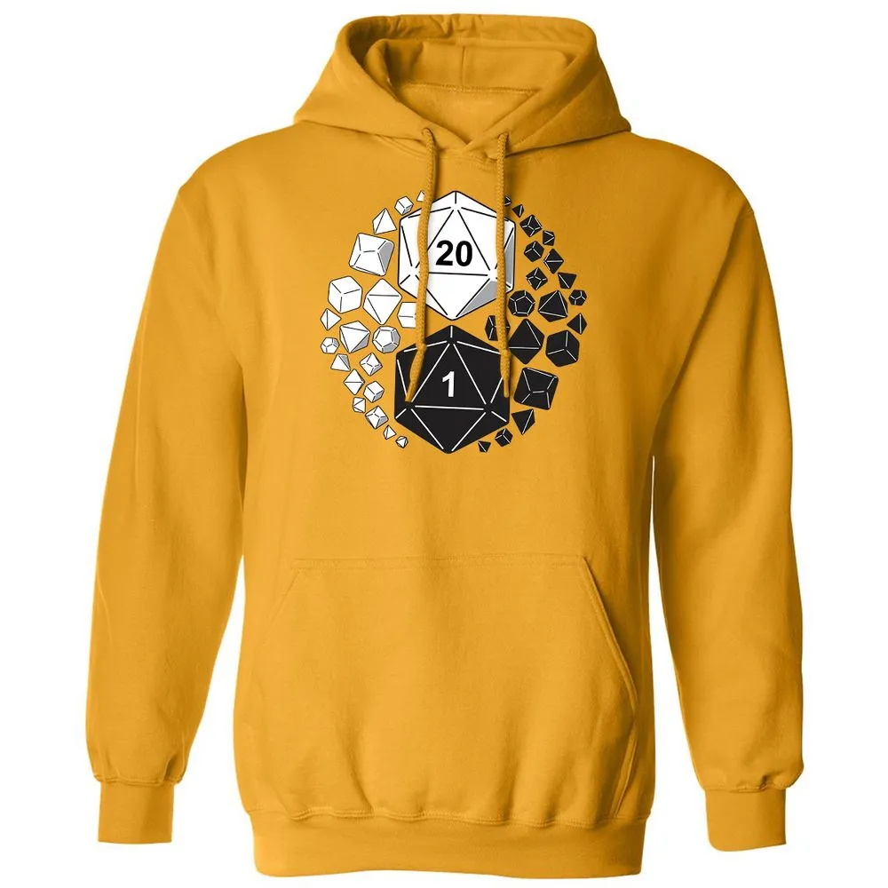 Gaming Yin Yang Classic Unisex Hoodie - Gold - 12