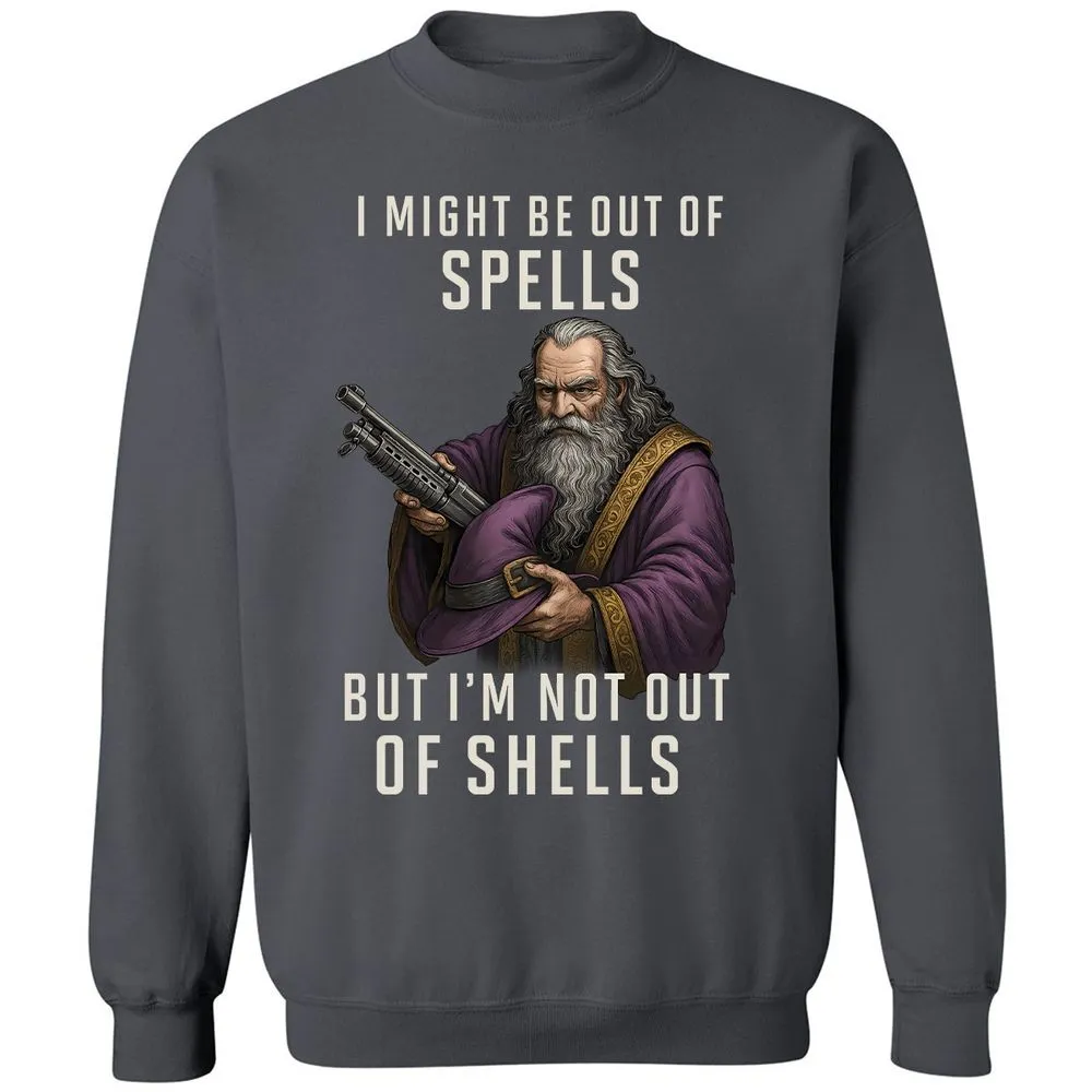 Not Out Of Shells Classic Unisex Sweatshirt - Charcoal - 7