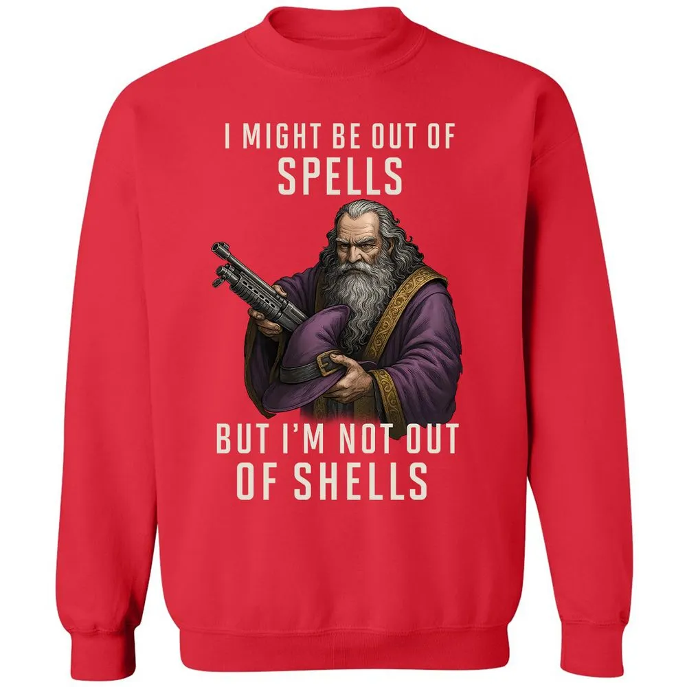 Not Out Of Shells Classic Unisex Sweatshirt - Red - 5