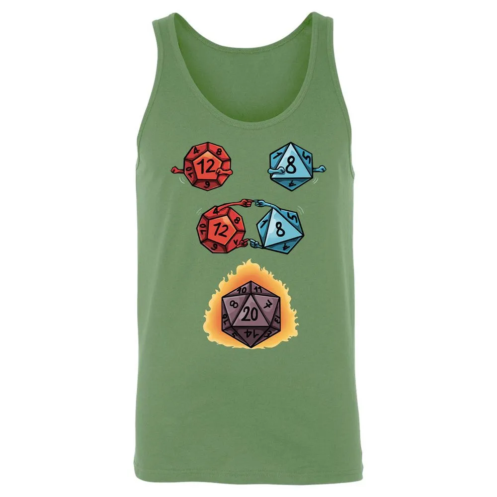 Dice Fusion RPG Unisex Jersey Tank - Leaf - 10