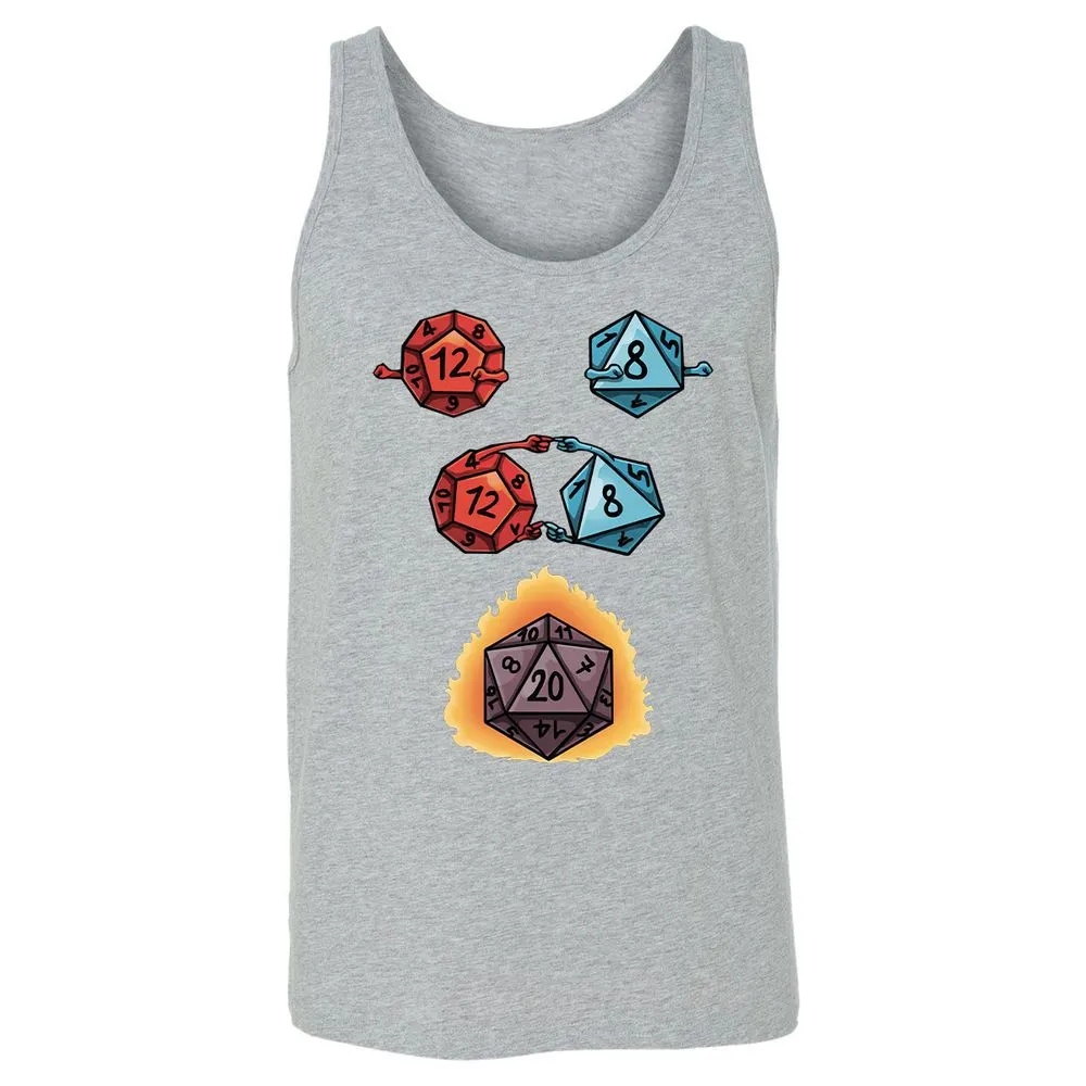 Dice Fusion RPG Unisex Jersey Tank - Athletic Heather - 4