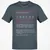 Backend Developer Stats Classic Unisex T-Shirt - Charcoal - 3