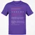 Backend Developer Stats Classic Unisex T-Shirt - Purple - 9