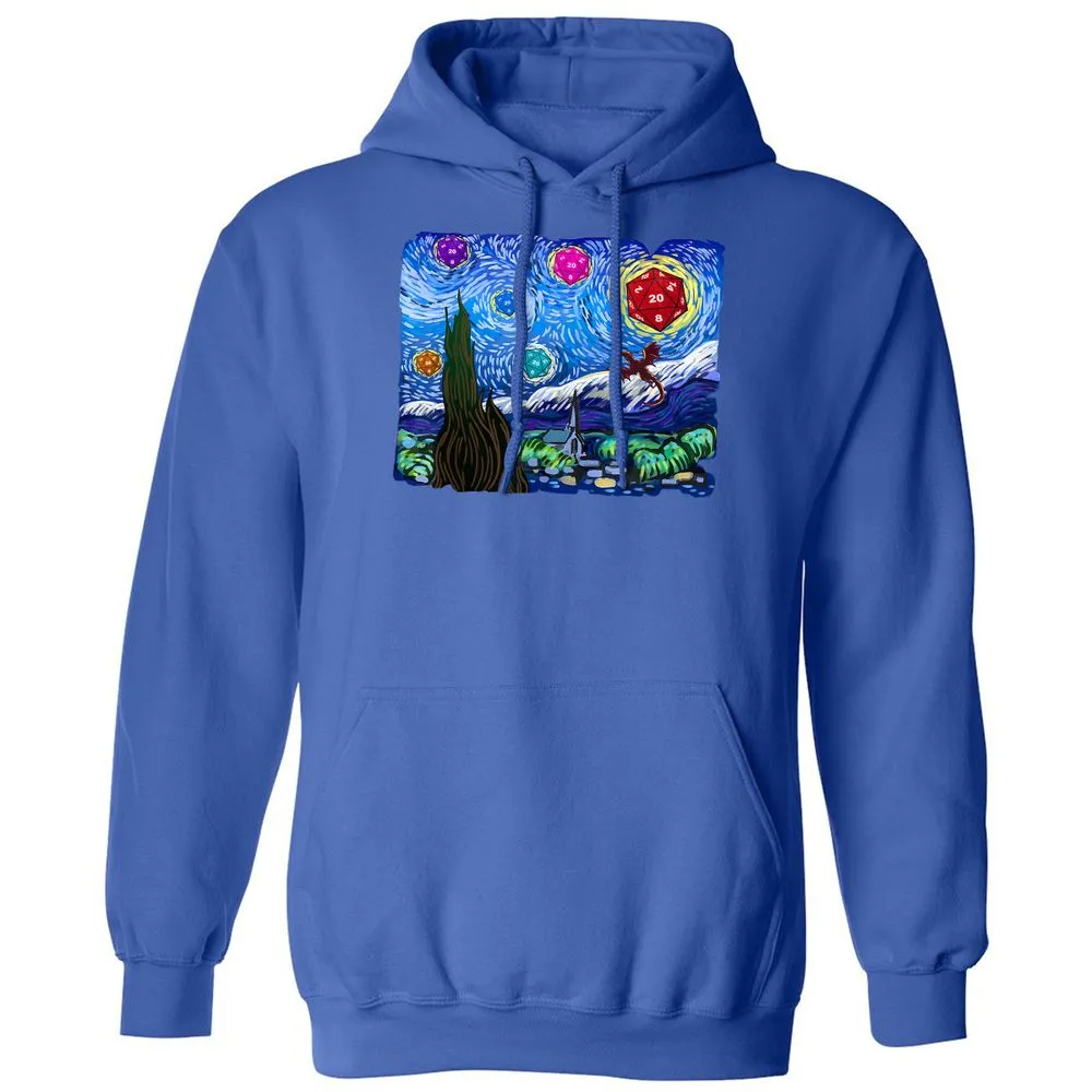 Dragon Starry Night Classic Unisex Hoodie - Royal - 9