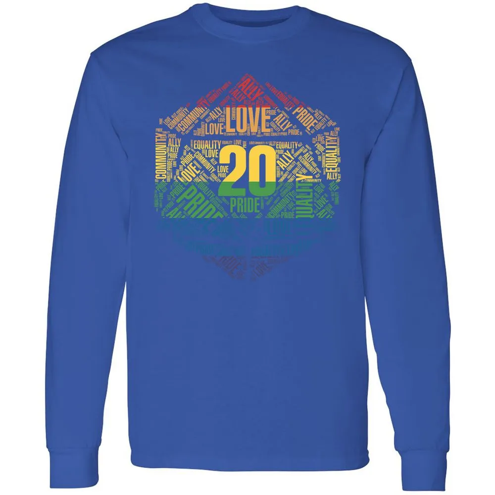 D20 Pride Long Sleeve T-Shirt - Royal - 8
