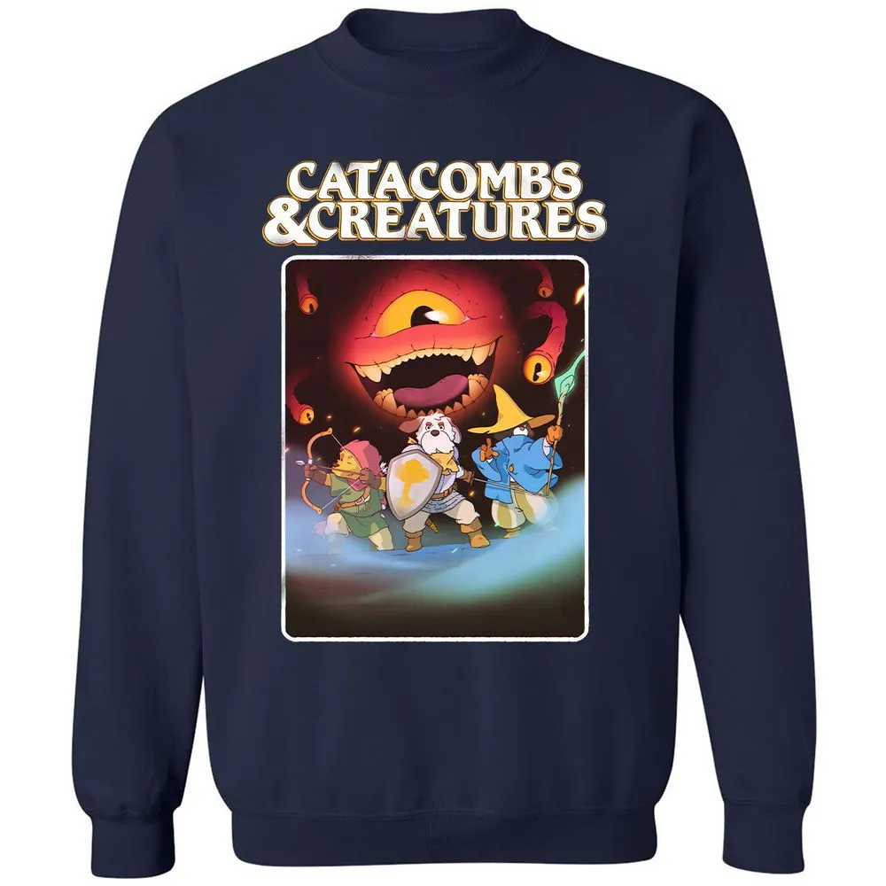 Catacombs & Creatures Classic Unisex Sweatshirt - Navy - 2