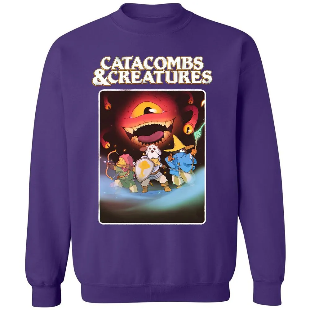 Catacombs & Creatures Classic Unisex Sweatshirt - Purple - 6