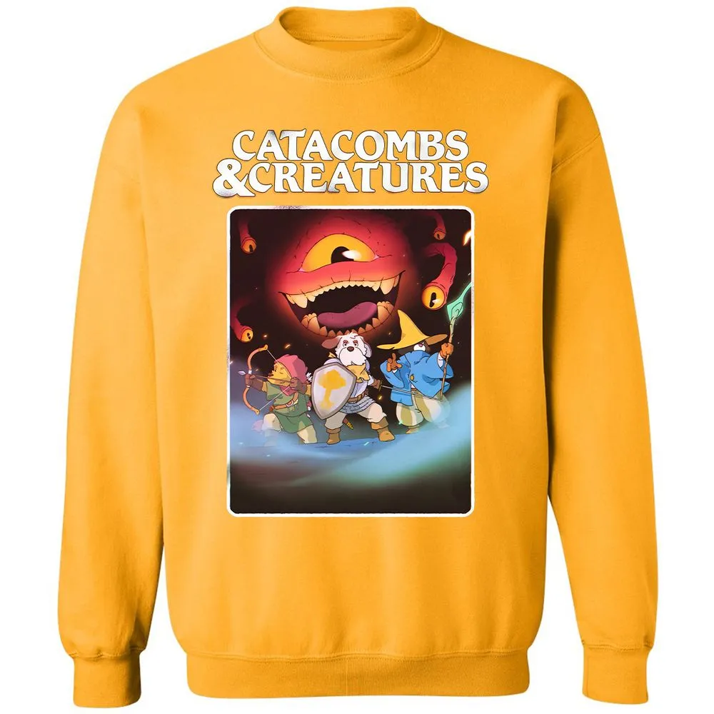 Catacombs & Creatures Classic Unisex Sweatshirt - Gold - 11
