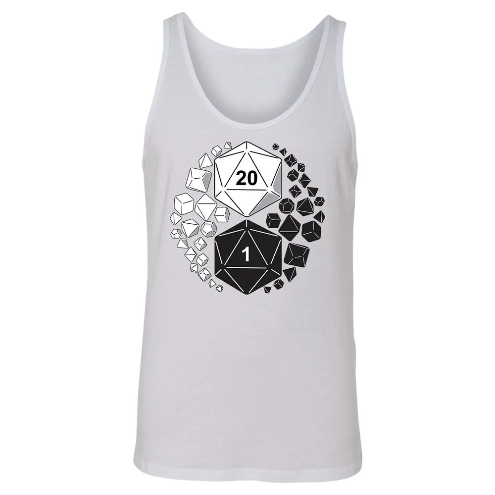 Gaming Yin Yang Unisex Jersey Tank - White - 14