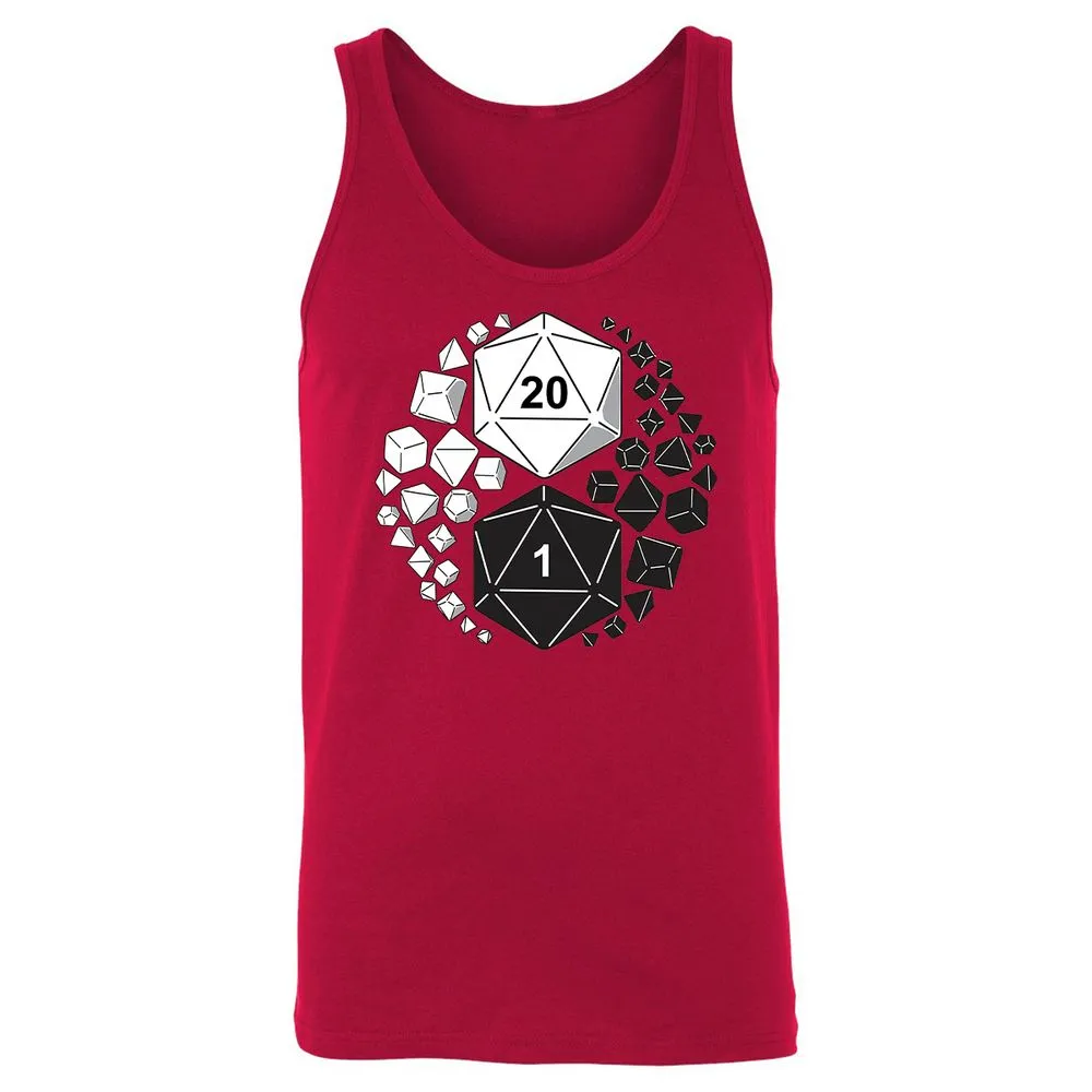 Gaming Yin Yang Unisex Jersey Tank - Red - 11