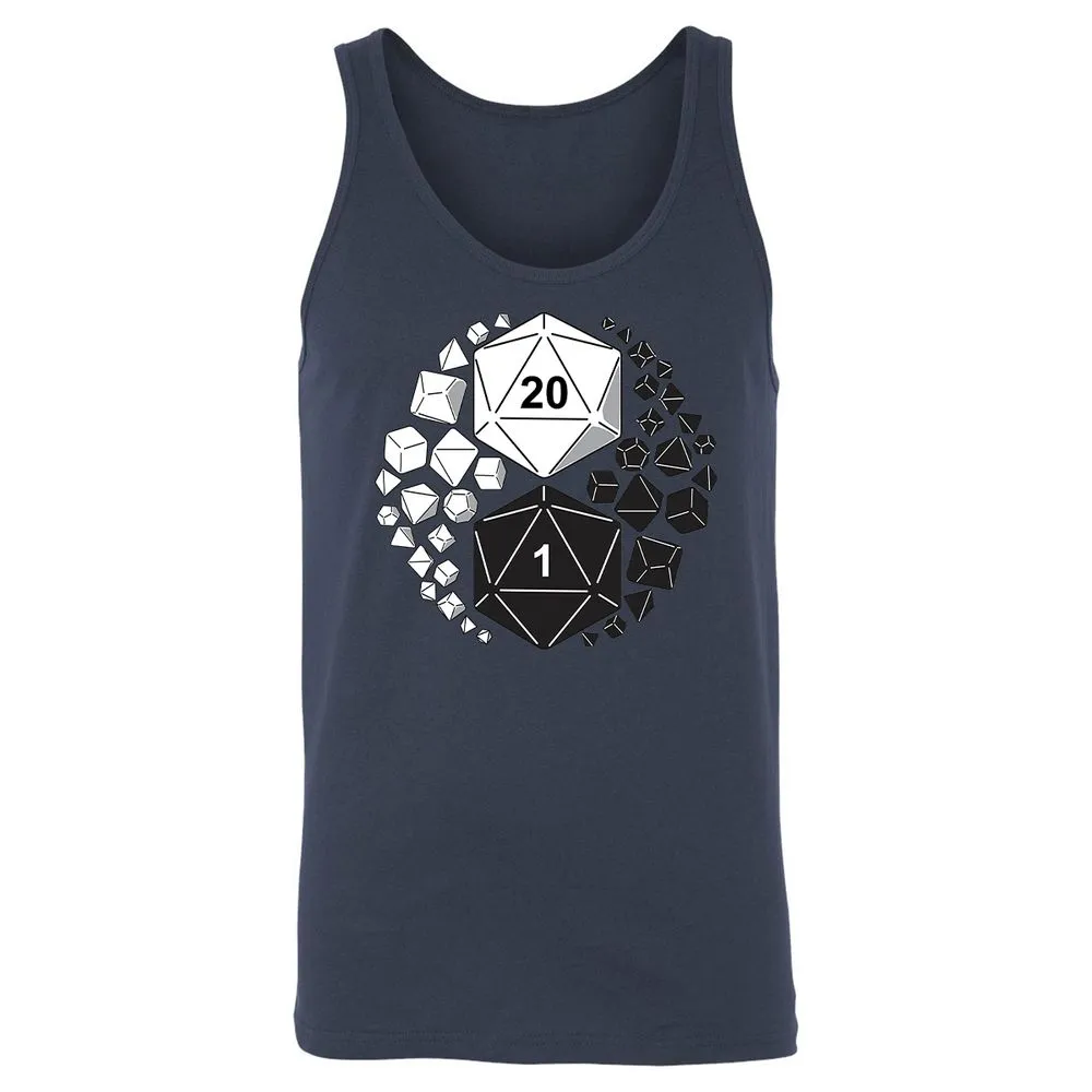 Gaming Yin Yang Unisex Jersey Tank - Navy - 2
