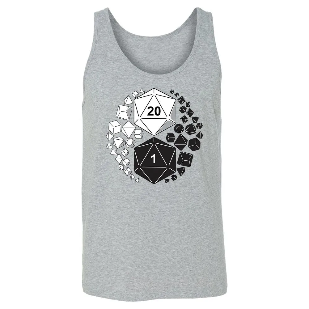 Gaming Yin Yang Unisex Jersey Tank - Athletic Heather - 4