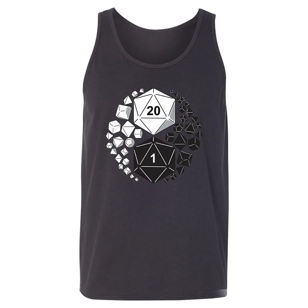 Gaming Yin Yang Unisex Jersey Tank - Dark Grey - 7
