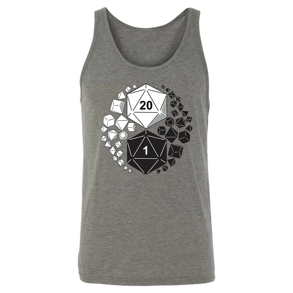 Gaming Yin Yang Unisex Jersey Tank - Grey Triblend - 8
