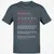Designer Stats Classic Unisex T-Shirt - Charcoal - 3