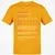 Designer Stats Classic Unisex T-Shirt - Gold - 4