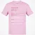 Designer Stats Classic Unisex T-Shirt - Light Pink - 5