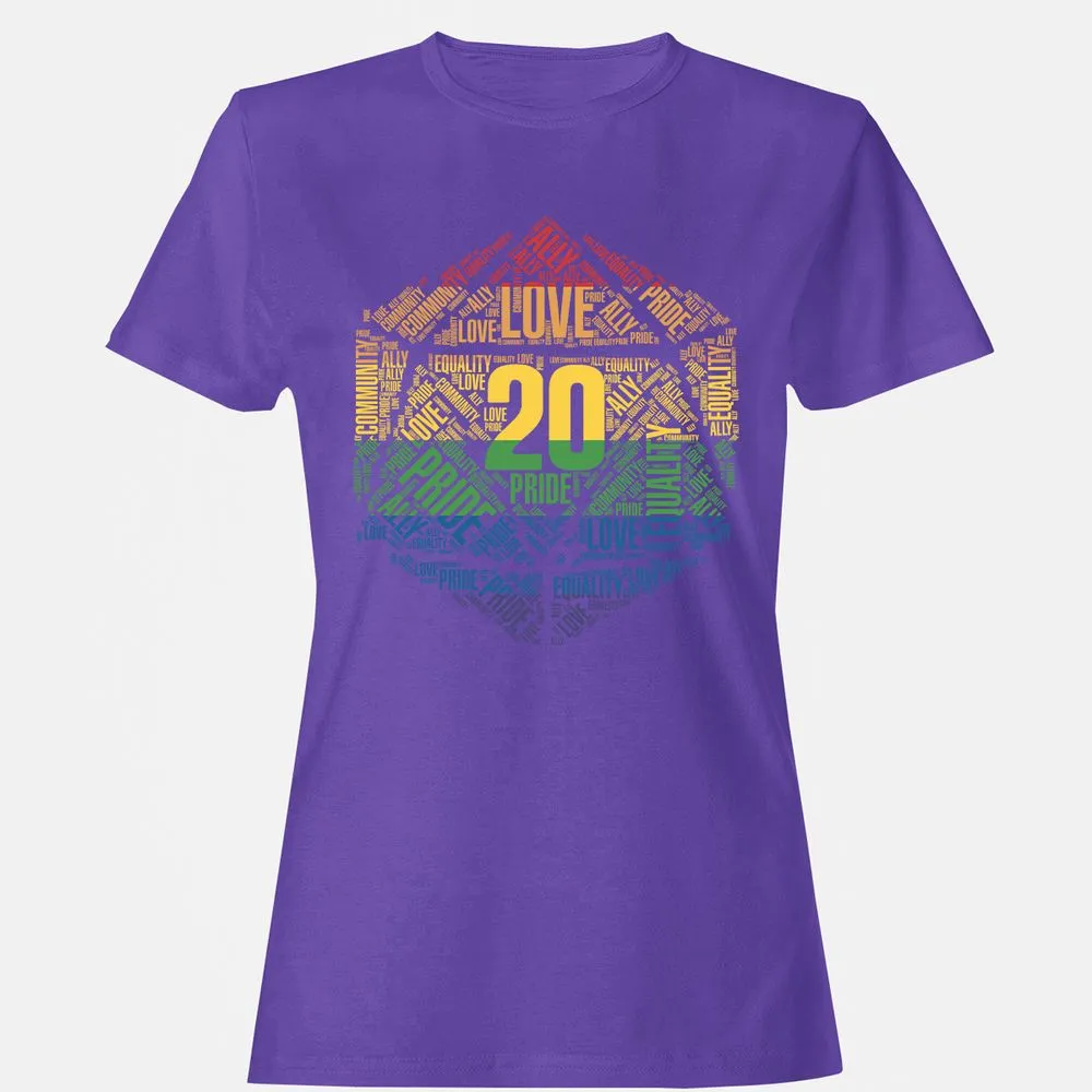 D20 Pride Women's T-Shirt - Purple - 12