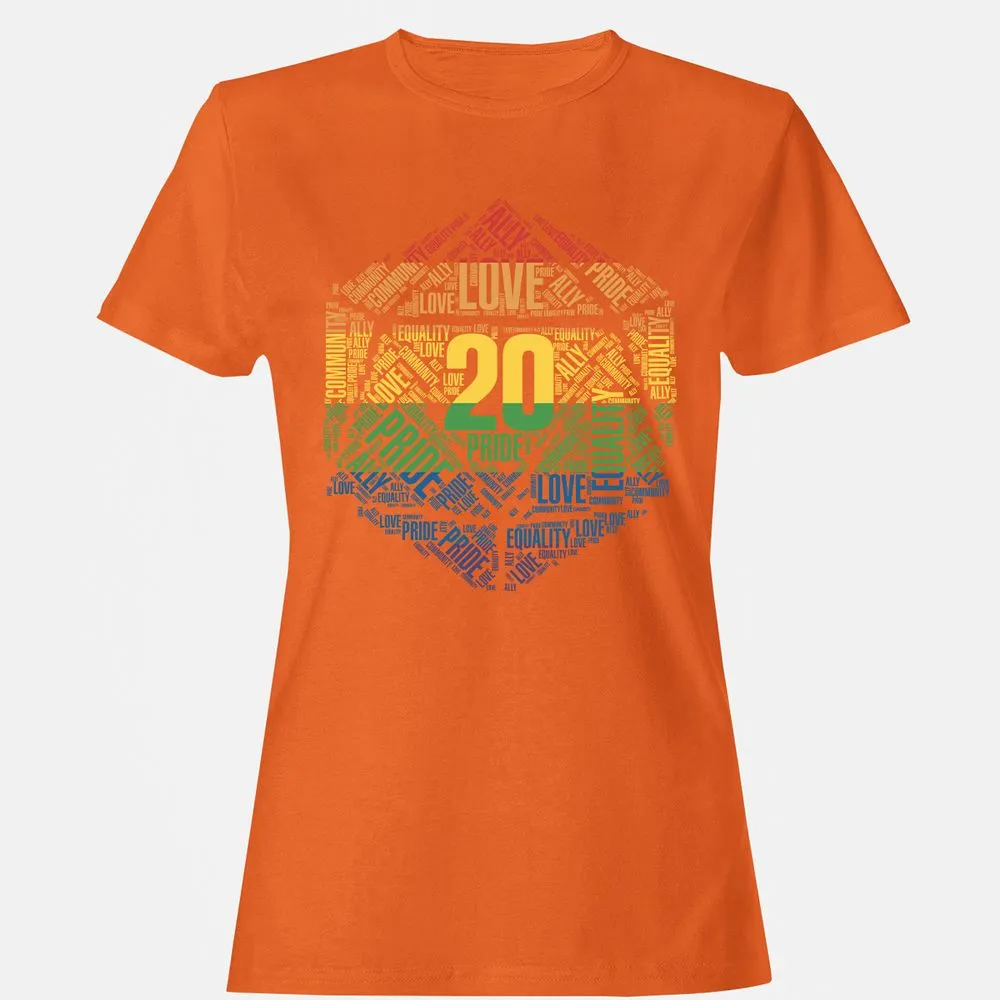 D20 Pride Women's T-Shirt - Orange - 11