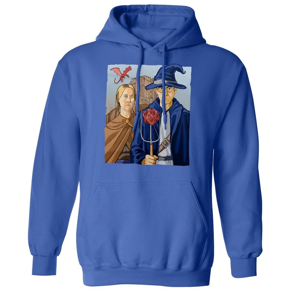 DnD Gothic Classic Unisex Hoodie - Royal - 9