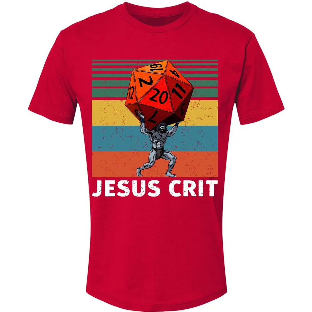 Jesus Crit Premium Unisex T-Shirt - Red - 6