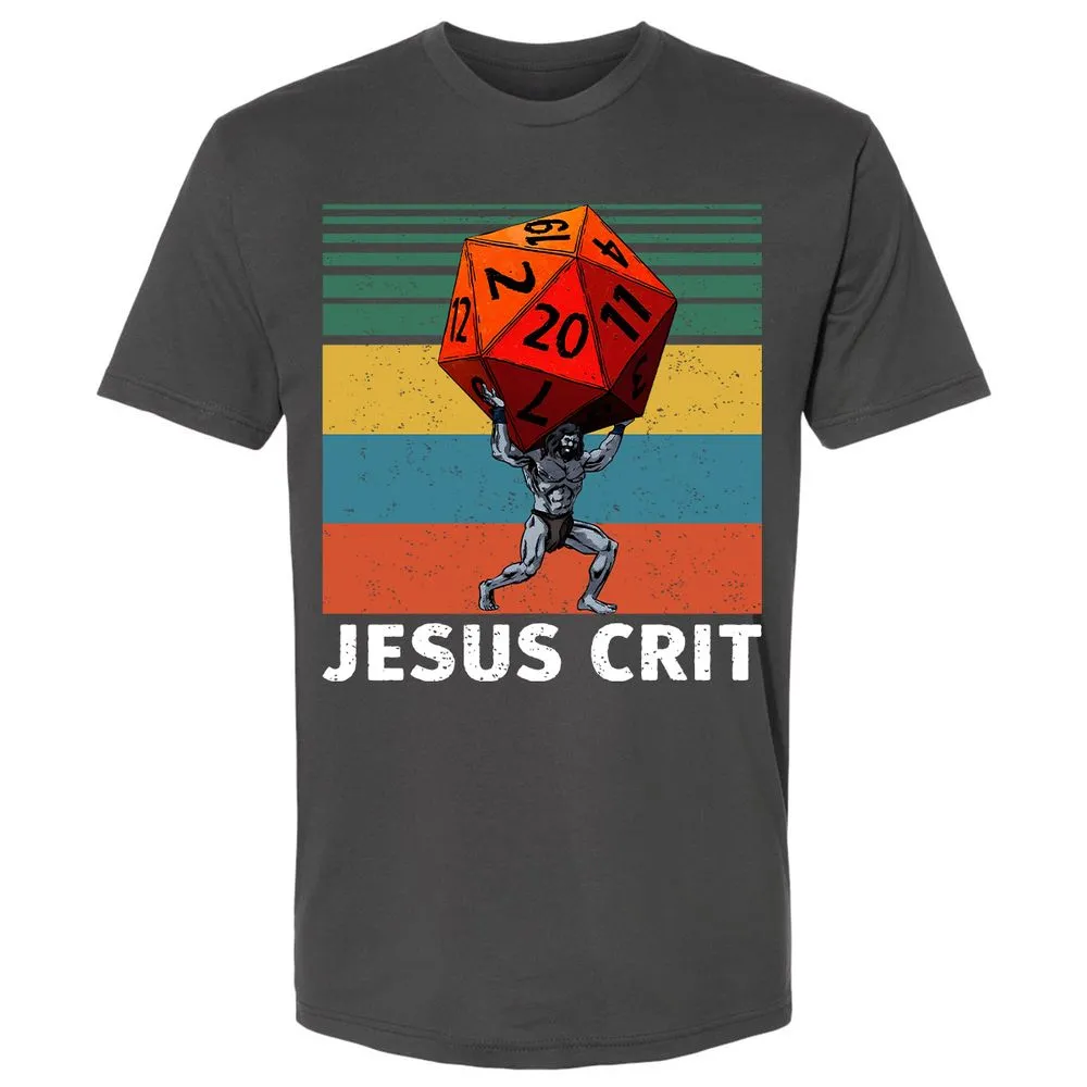 Jesus Crit Premium Unisex T-Shirt - Heavy Metal - 8