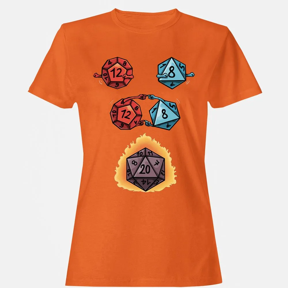 Dice Fusion RPG Women's T-Shirt - Orange - 11